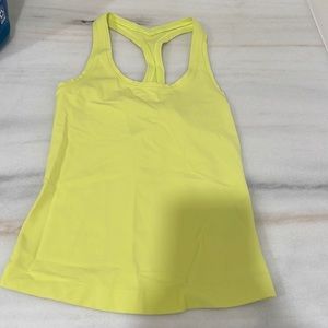 *RARE* electron lemon racer back; race length; lululemon
